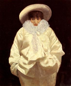 Giuseppe De Nittis : Sarah Bernhardt As Pierrot